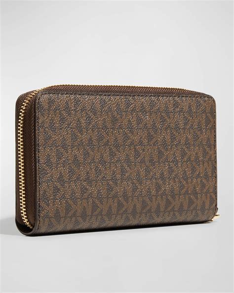 2016 michael kors zip around wallet|Michael Kors zippered wallet.